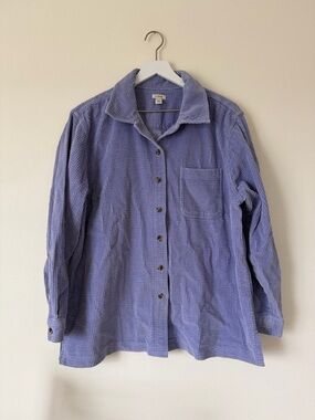 Women’s LL Bean Corduroy Button Up Size Large